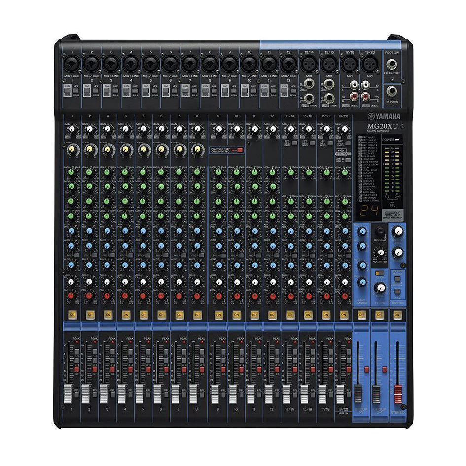 Yamaha MG20XU 20-Channel Mixer (SPX Effects & USB)