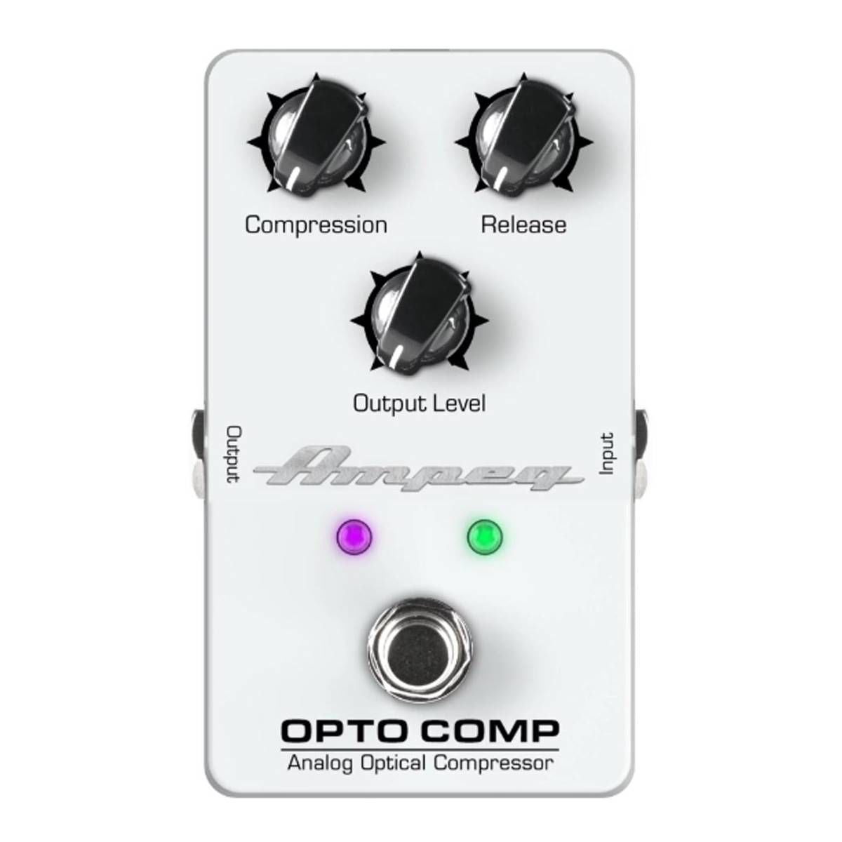 Ampeg Opto Comp Analog Optical Compressor Guitar Effects Pedal