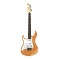 Yamaha PAC112JL Pacifica Left-Handed Electric Guitar in Yellow Natural Satin