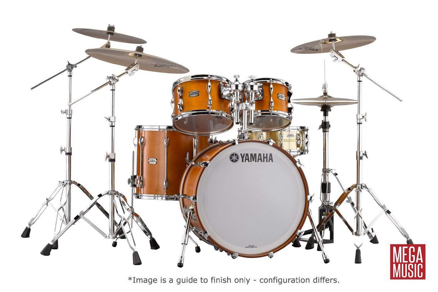 Yamaha Recording Custom Euro Drum Kit Shell Pack in Real Wood