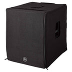 Yamaha DXS18XLF speaker sub cover in black, designed to protect the Yamaha DXS18XLF subwoofer from dust and scratches.