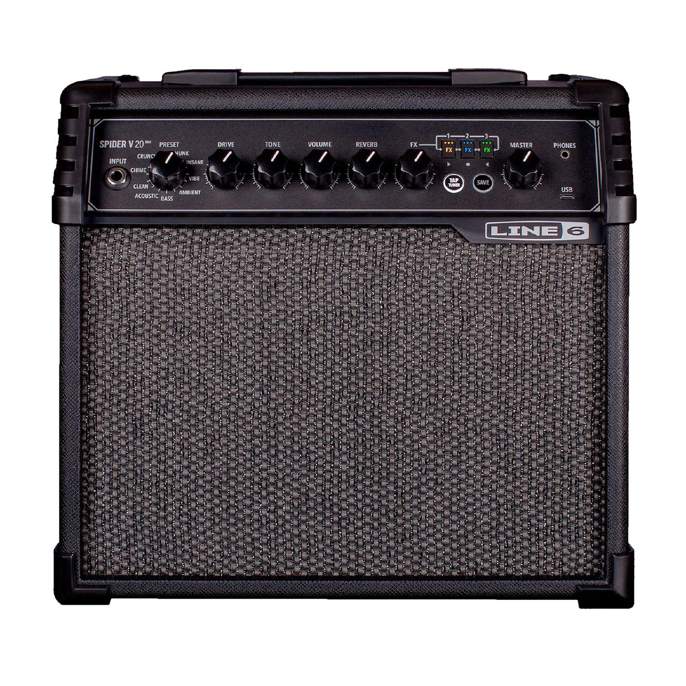 Line 6 Spider V 20 MKII 1x8 Guitar Amp