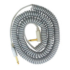 Vox VCC090 Vintage Coiled Guitar Lead in Silver