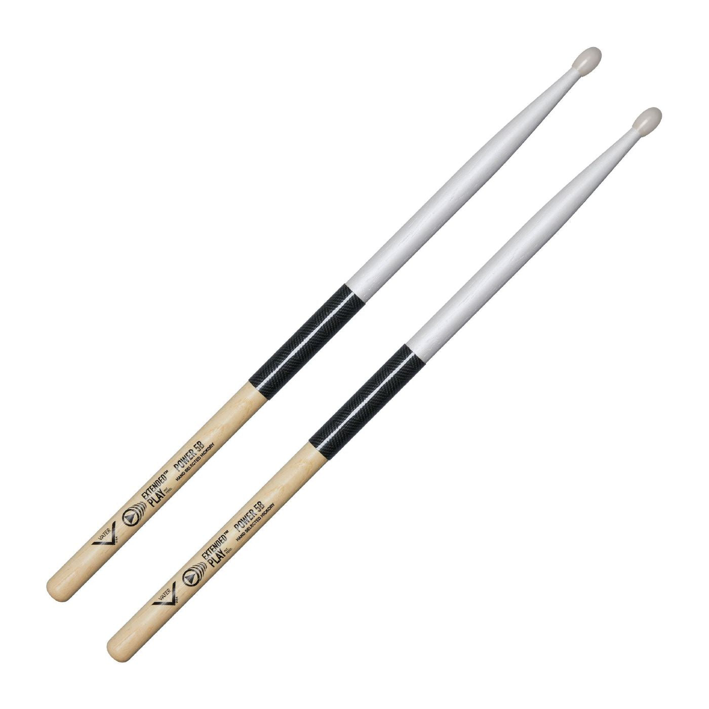 Vater VEPP5BN Extended Play Power 5B Drumsticks - Nylon Tip