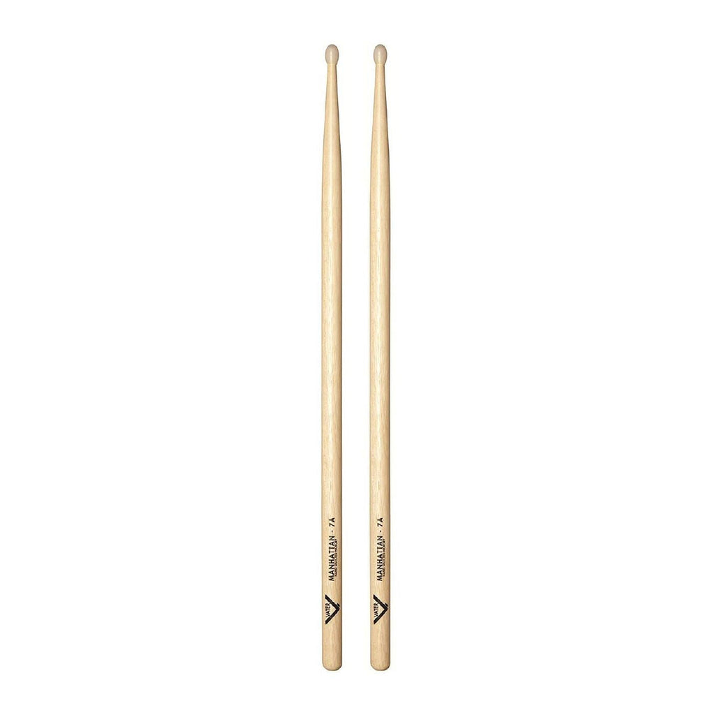 Vater VH7AN 7A Nylon Tip American Hickory Drumsticks