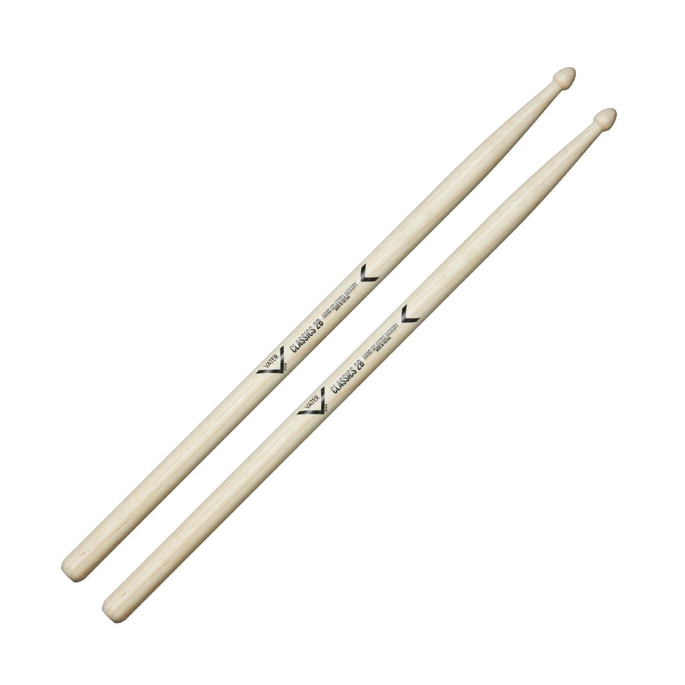 Vater VHC2BW Classics 2B Drumsticks - Wood Tip