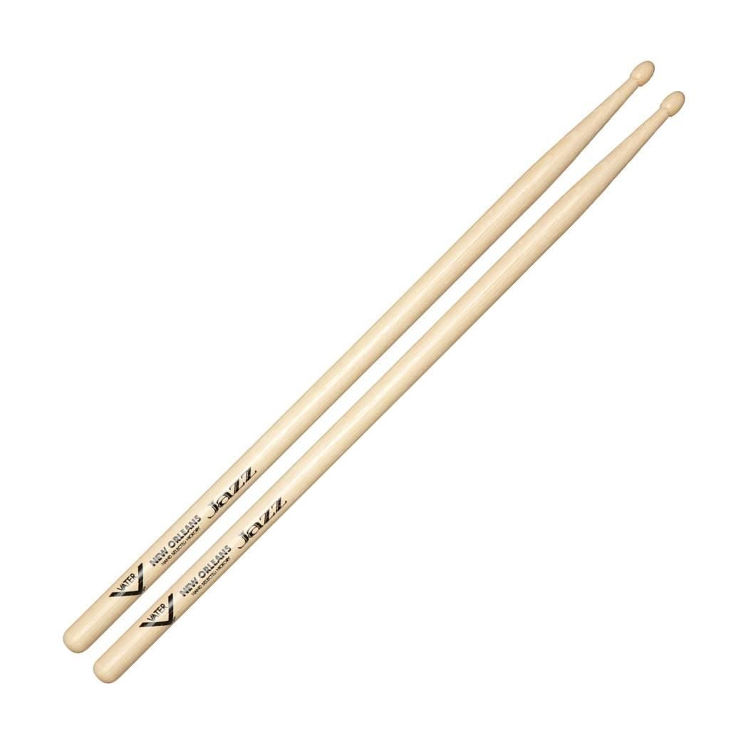 Vater VHNOJW American Hickory New Orleans Jazz Drumsticks - Wood Tip