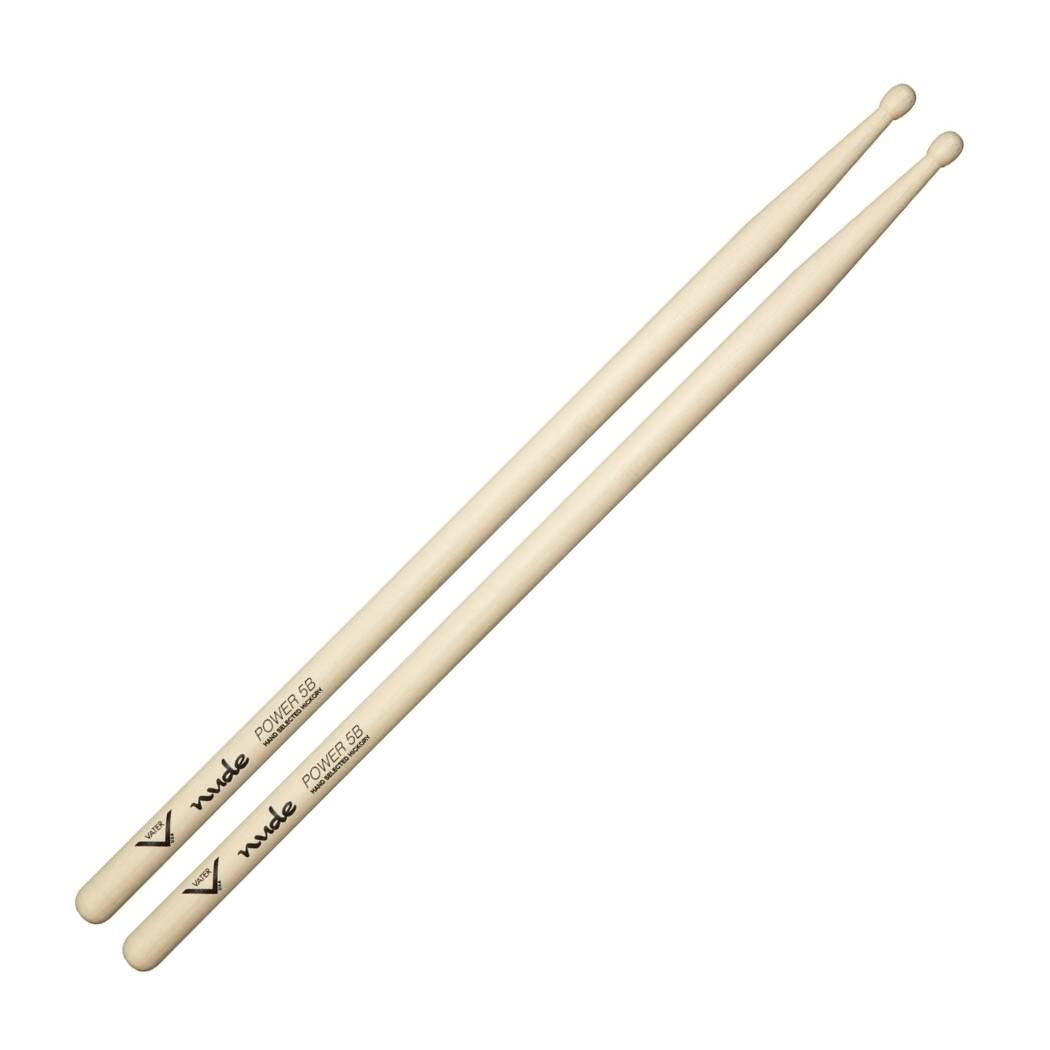 Vater VHNP5BW Nude Power 5B Drumsticks - Wood Tip