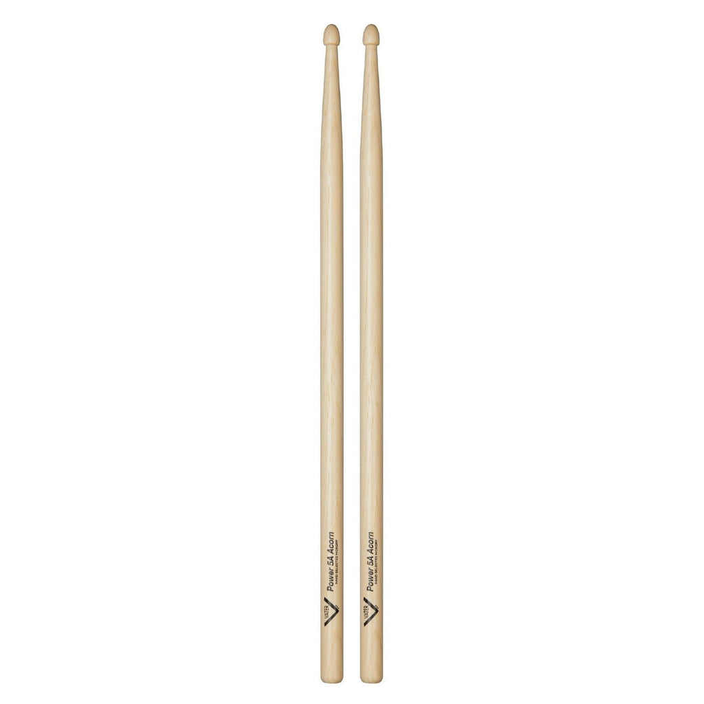 Vater VHP5AAW American Hickory Power 5A Acorn Wood Tip Drumsticks
