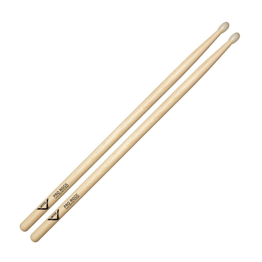 Vater VHPRN American Hickory Pro Rock Drumsticks - Nylon Tip