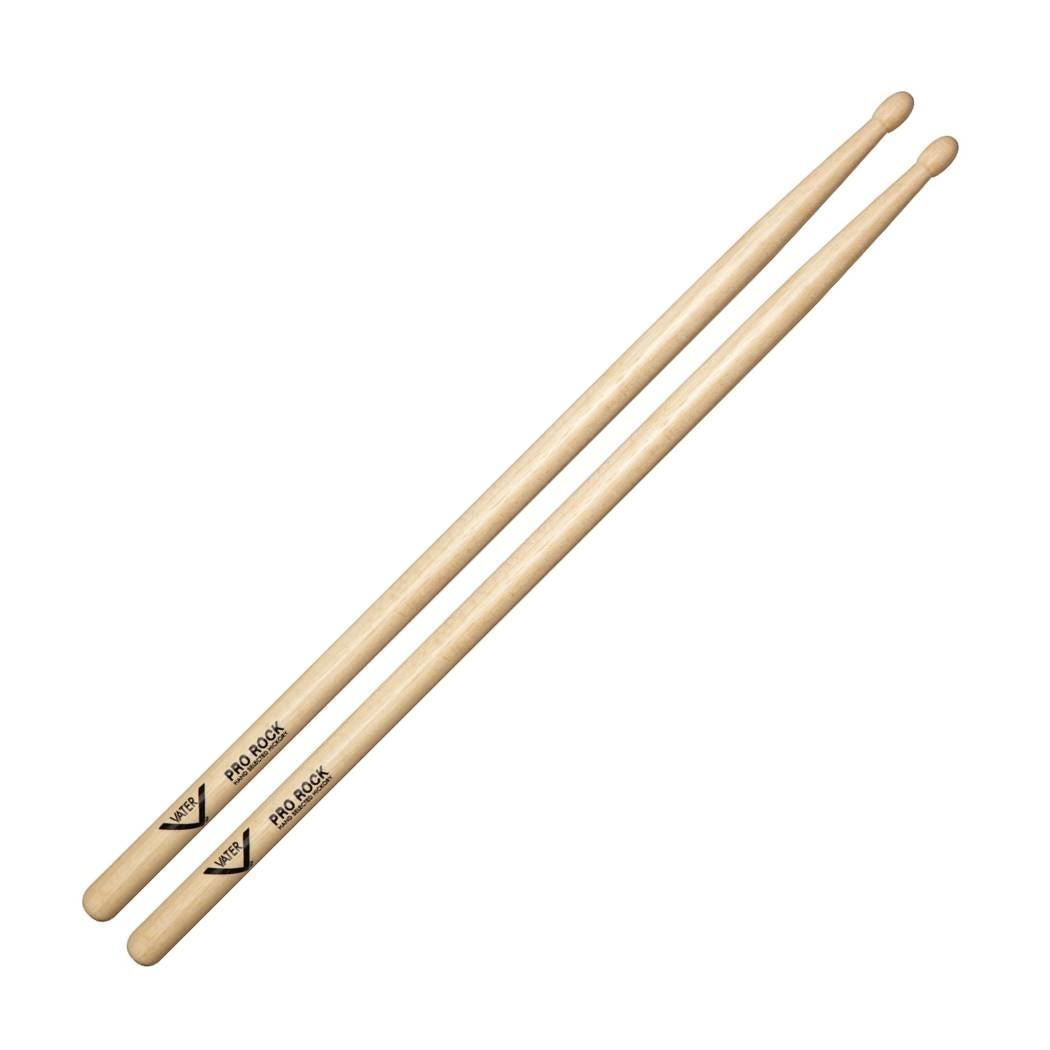 Vater VHPRW American Hickory Pro Rock Drumsticks - Wood Tip