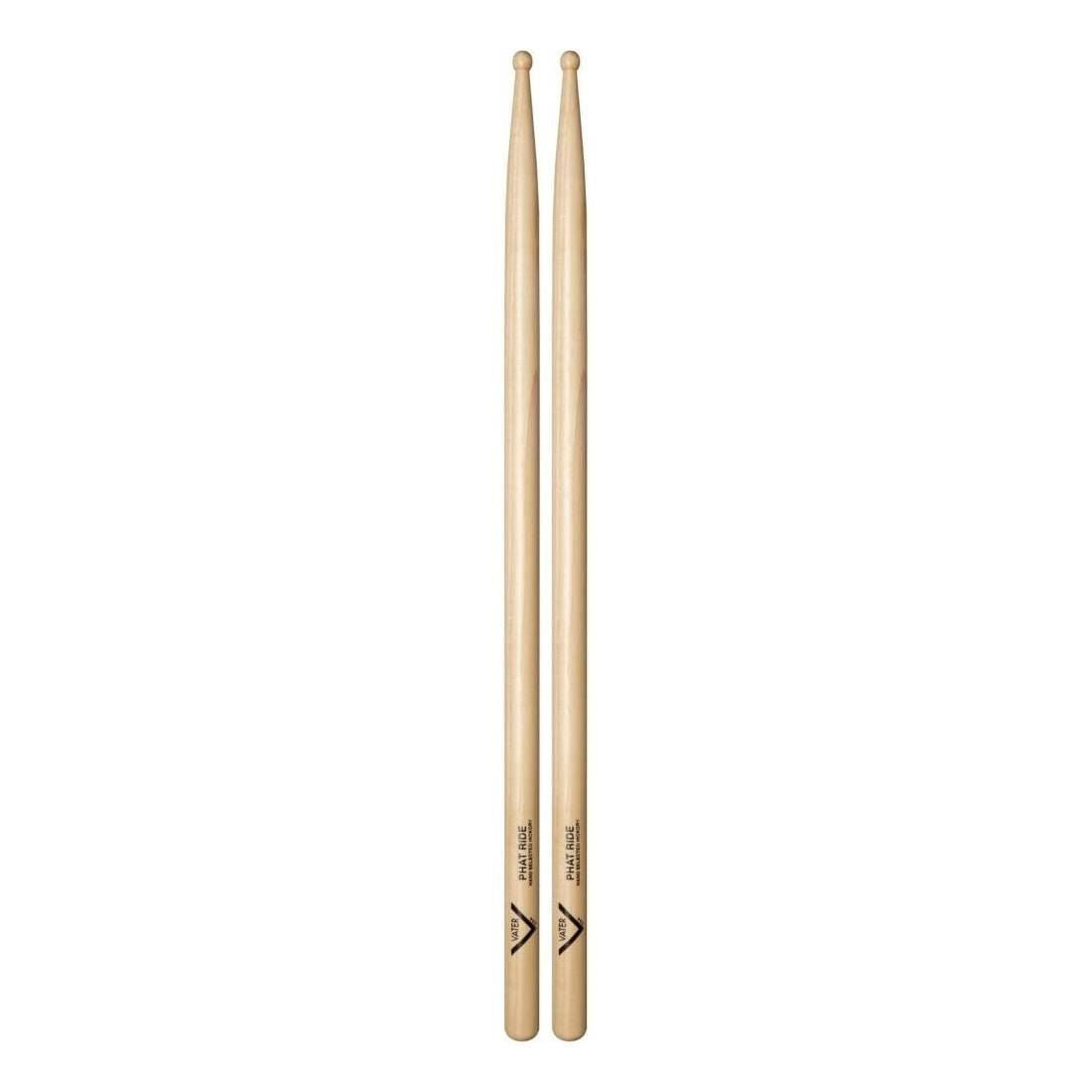 Vater VHPTRW Phat Ride Wood Tip American Hickory Drumsticks