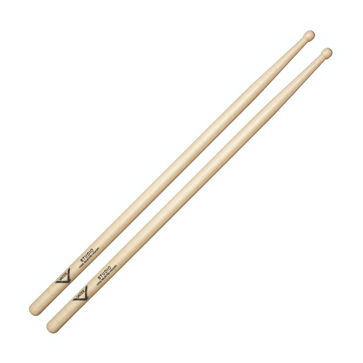 Vater VHSW American Hickory Studio Drumsticks - Wood Tip