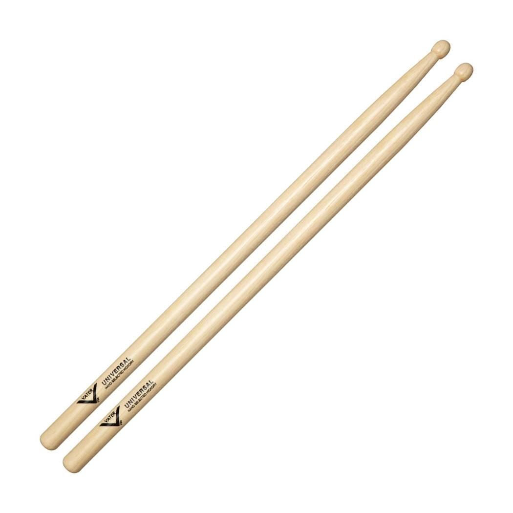 Vater VHUW American Hickory Universal Drumsticks - Wood Tip