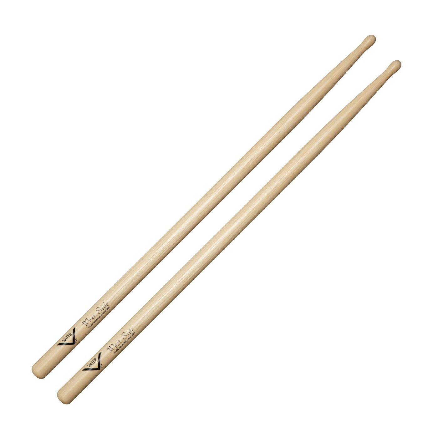 Vater VHWS American Hickory The West Side Drumsticks - Wood Tip