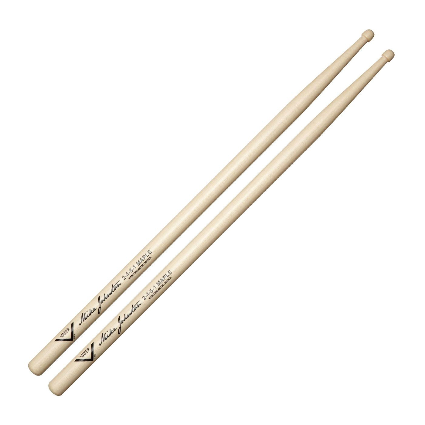 Vater VSMMJ2451 Mike Johnston 2451 Maple Drumsticks