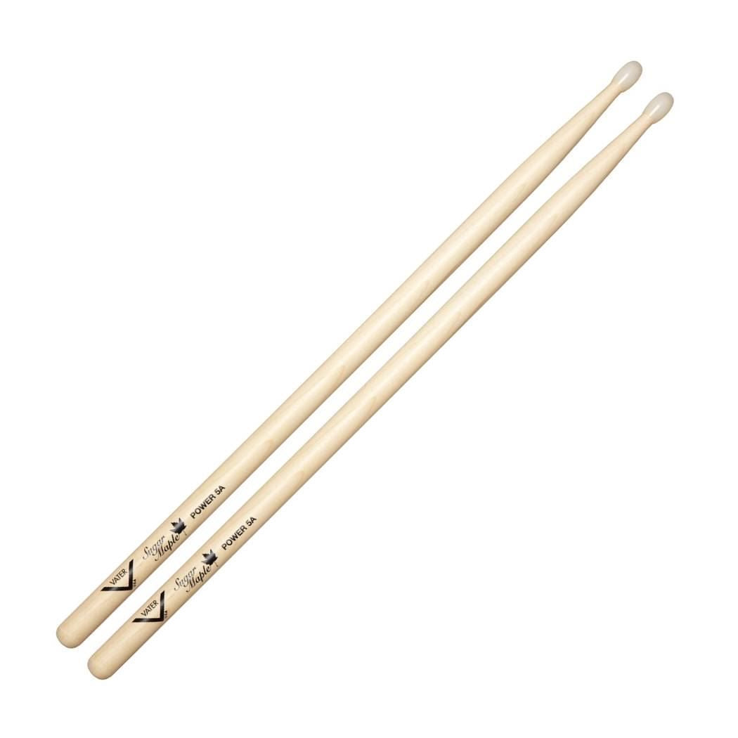 Vater VSMP5AN Sugar Maple Power 5A Drumsticks - Nylon Tip