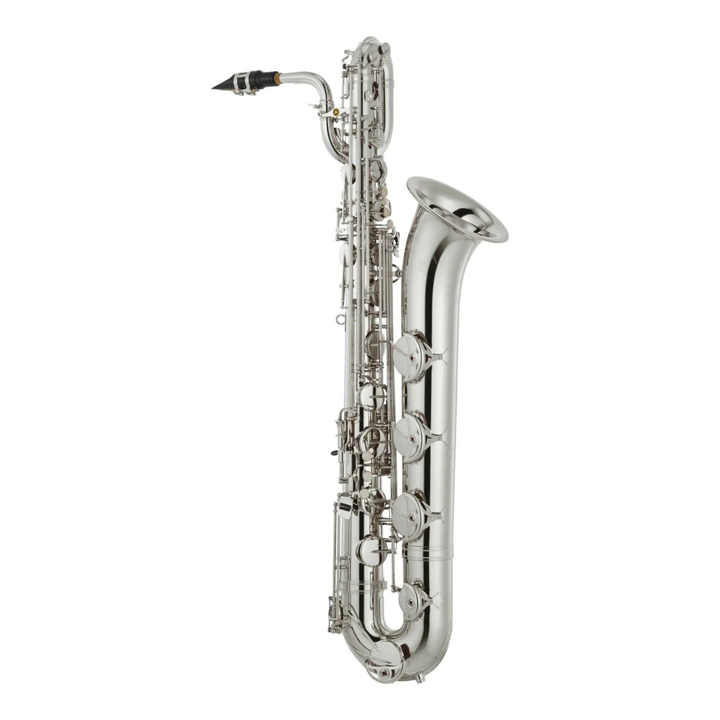 Yamaha YBS62II Professional Baritone Saxophone with Floor Peg - Silver Plated