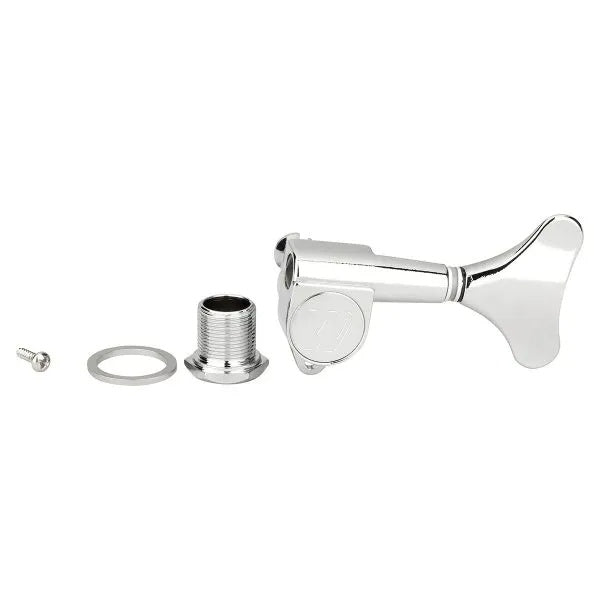 Warwick Thumb Bass machine head left guitar part with tuning pegs and black finish for bass guitar tuning and adjustments