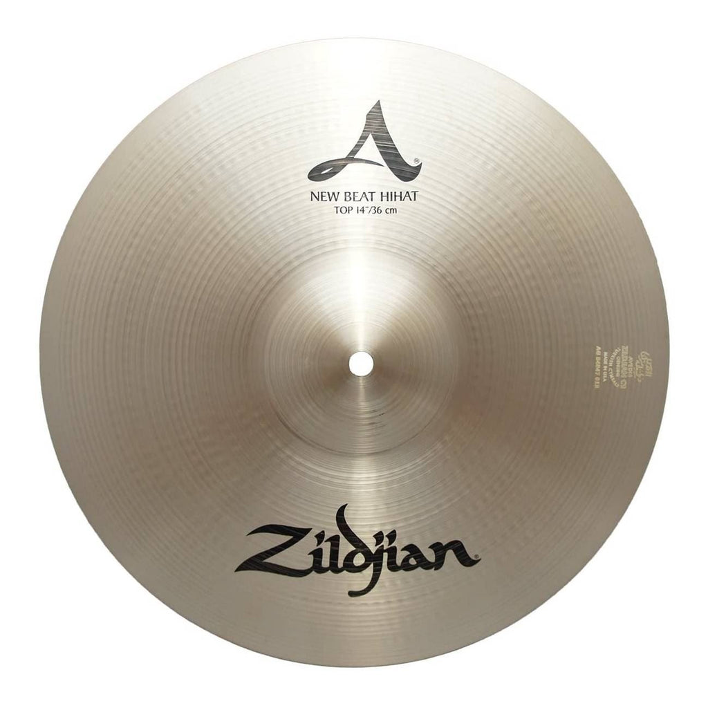 Zildjian A 14 inch New Beat Hi-Hat Cymbal (Top)