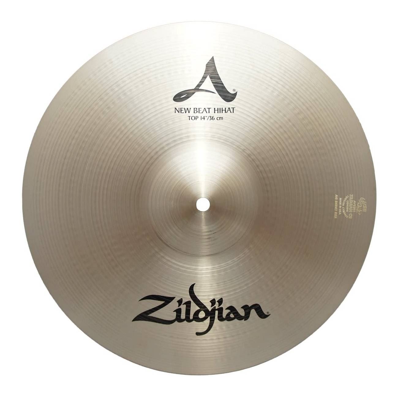 Zildjian A 14 inch New Beat Hi-Hat Cymbal (Top)