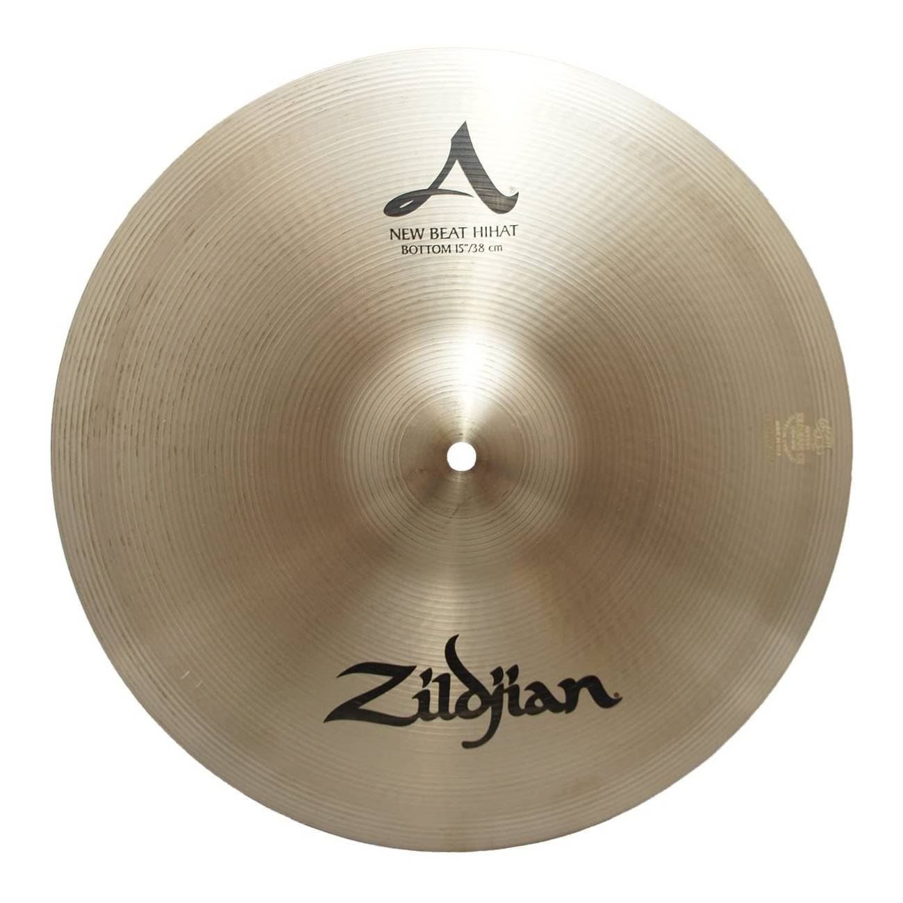 Zildjian A 15 inch New Beat Hi-Hat Cymbal (Bottom)
