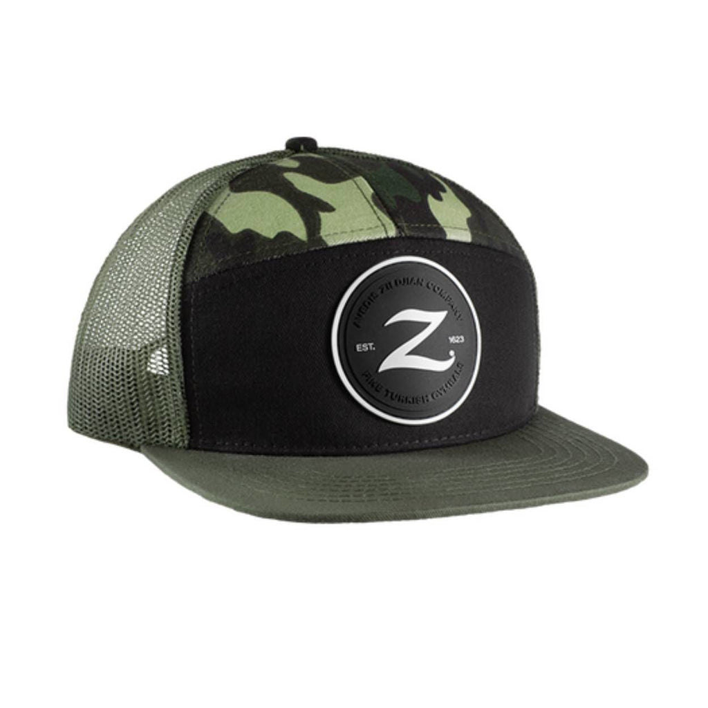 Zildjian Camo 7-Panel Trucker Hat