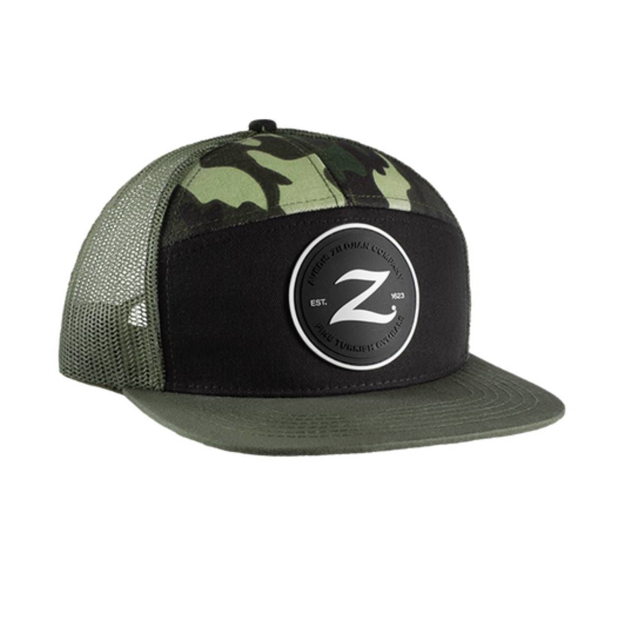 Zildjian Camo 7-Panel Trucker Hat