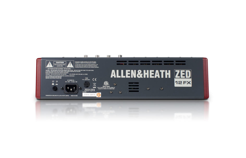 Allen & Heath Zed-12FX Mixing Desk