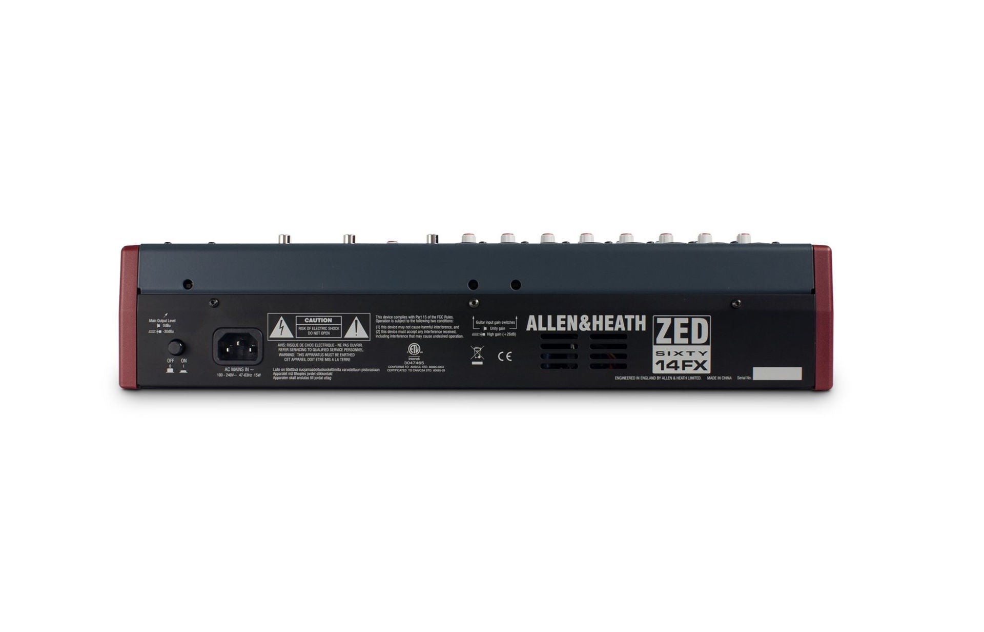 Allen & Heath Zed60-14FX Mixing Desk