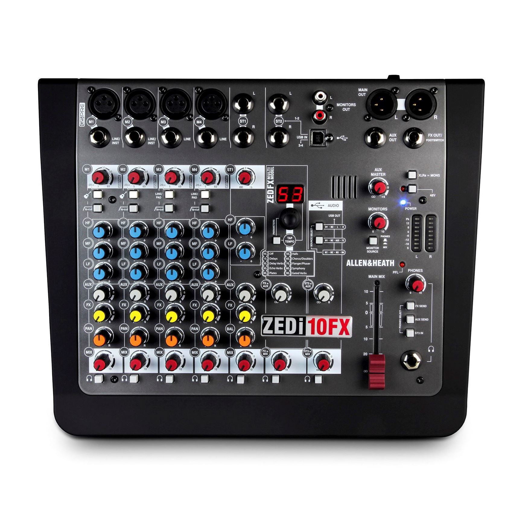 Allen & Heath ZEDi10FX Hybrid Compact Mixer (with 4x4 Interface & Effects)