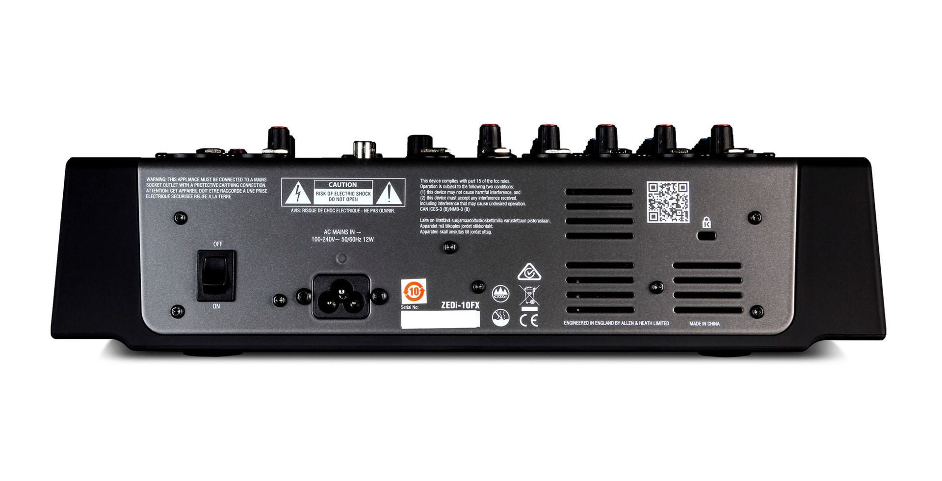 Allen & Heath ZEDi10FX Hybrid Compact Mixer (with 4x4 Interface & Effects)