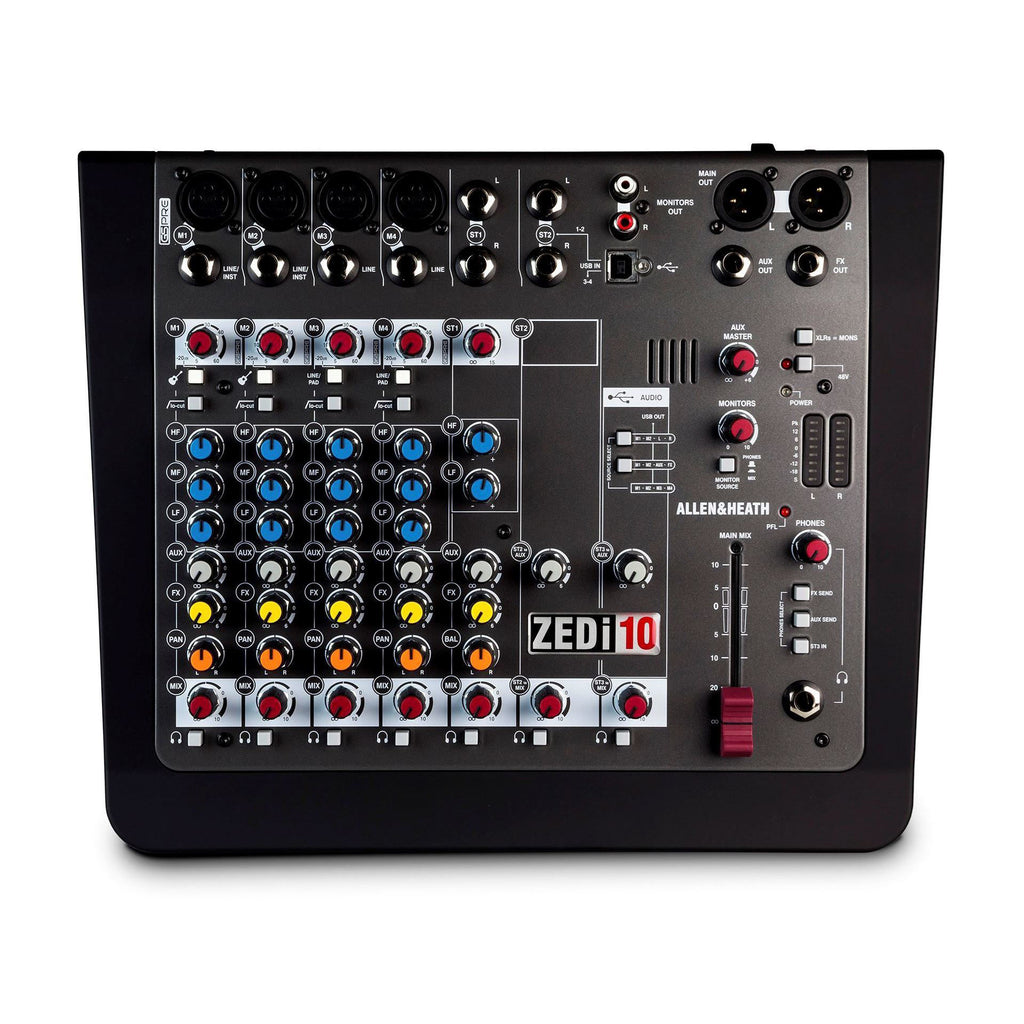 Allen & Heath ZEDi10 Hybrid Compact Mixer with 4x4 USB Interface