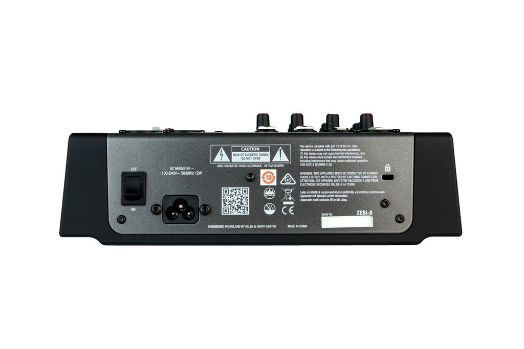 Allen & Heath Zedi8 - Hybrid Mixing Desk and USB Interface