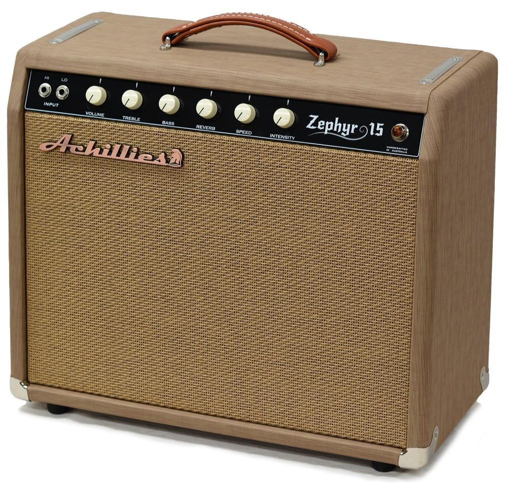 Achillies Zephyr 15w 1x12 Tube Guitar Combo Amplifier with Jensen C12Q - Almond Marquee Tolex