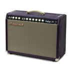 Achillies Zephyr 22W 1x12 tube guitar amplifier with Jensen speaker, purple crocodile tolex, and vintage-style controls.