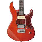 Yamaha PAC611V Pacifica Electric Guitar with Tinted Maple Neck in Caramel Brown Flamed Maple