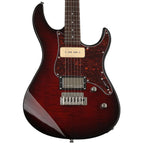 Yamaha PAC611VFM Pacifica Electric Guitar - Dark Red Burst