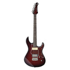 Yamaha PAC611VFM Pacifica Electric Guitar - Dark Red Burst