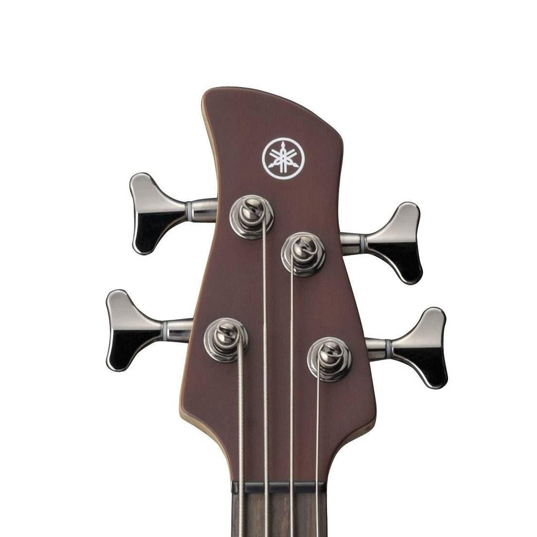 Yamaha TRBX504 4-String Bass Guitar with Maple/Mahogany Neck in Translucent Brown