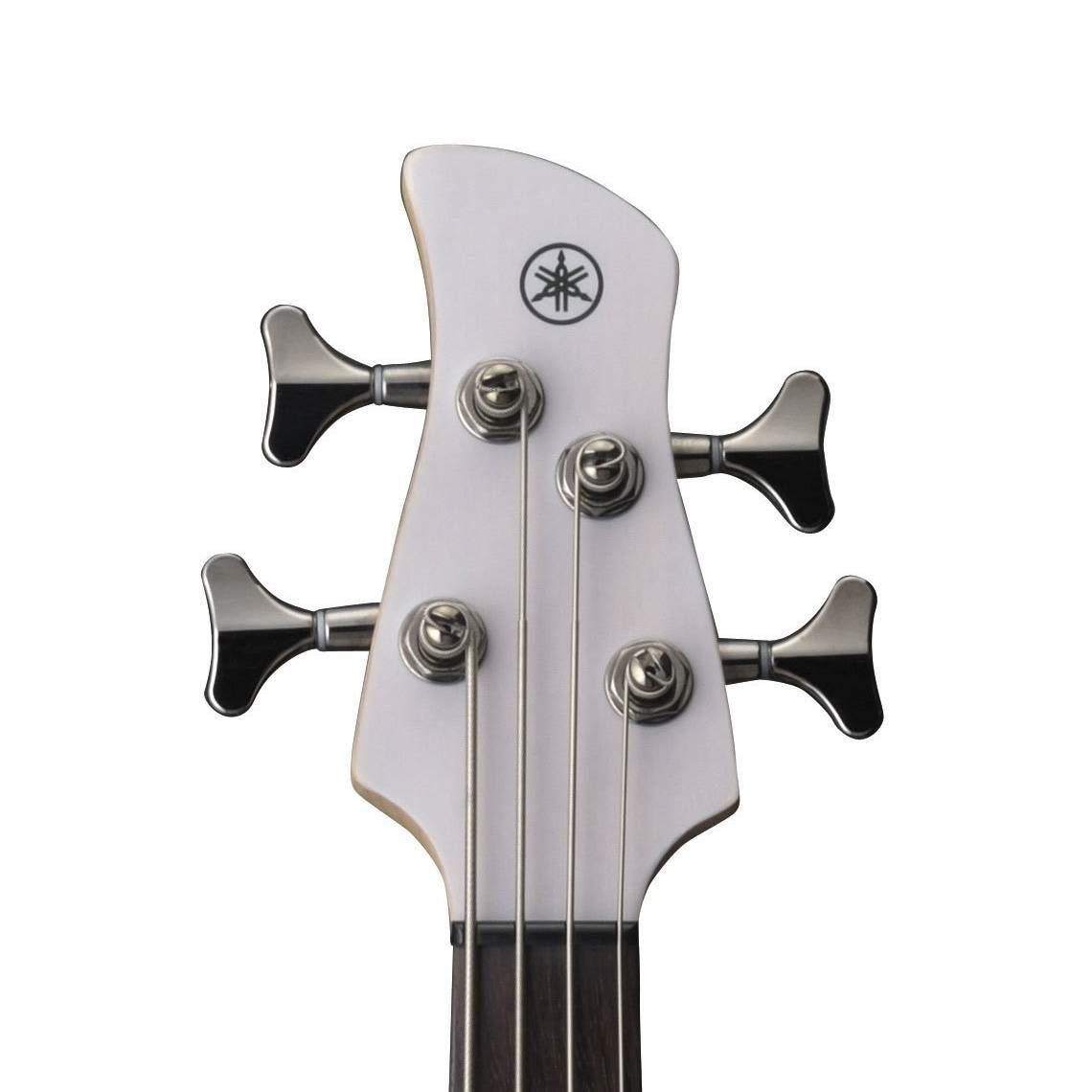 Yamaha TRBX504 4-String Bass Guitar with Maple/Mahogany Neck in Translucent White