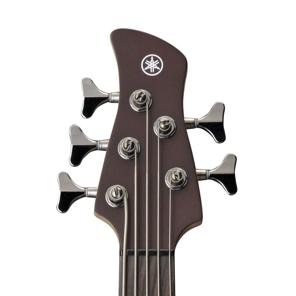 Yamaha TRBX505 5-String Bass Guitar with Maple/Mahogany Neck - Translucent Brown