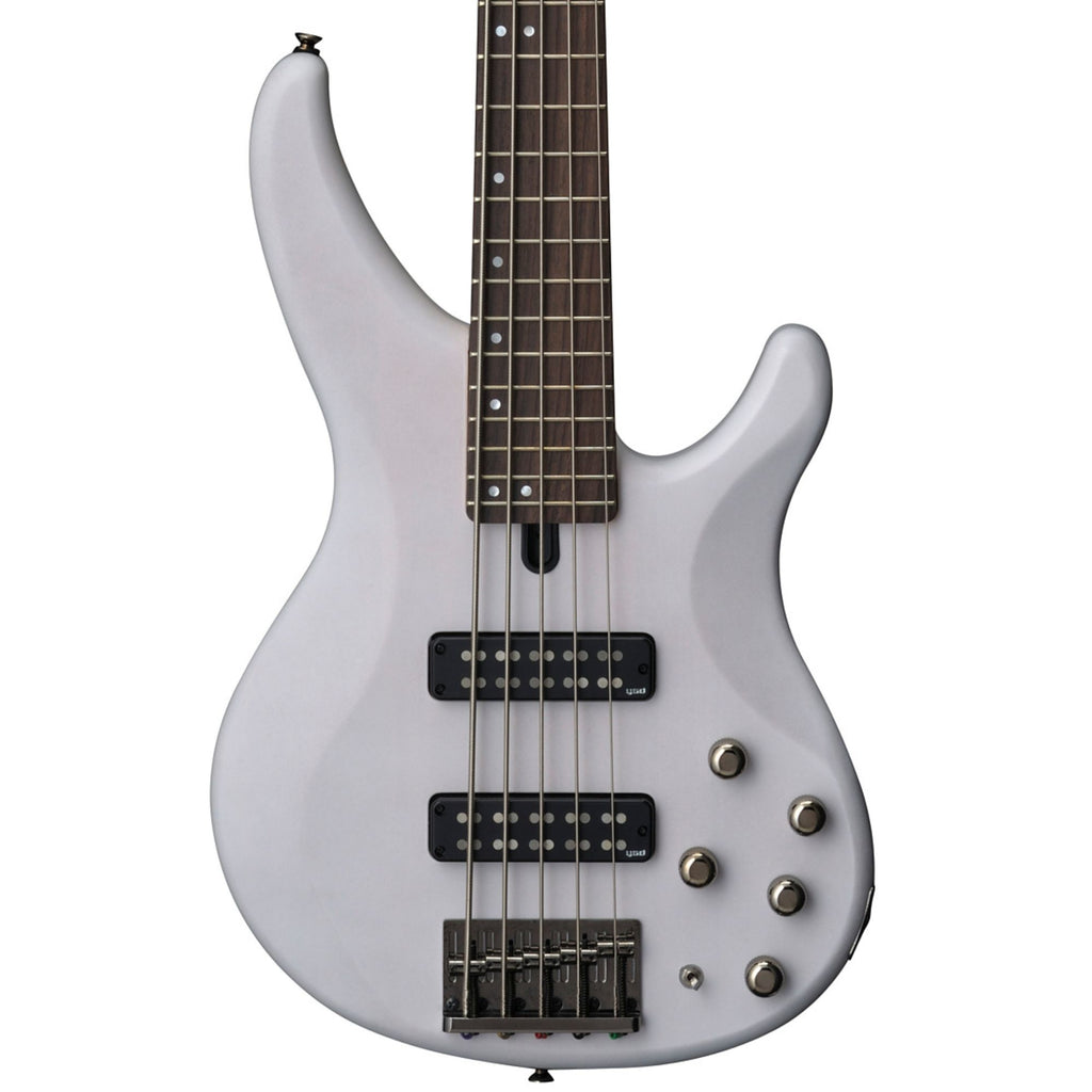 Yamaha TRBX505 Electric Bass Guitar - Translucent White (5-String)