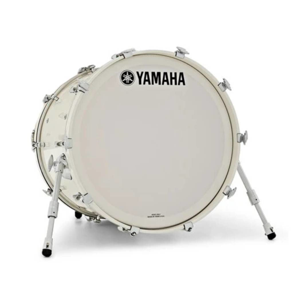 Yamaha Absolute Hybrid Maple 22 x 16 Inch Bass Drum in Polar White
