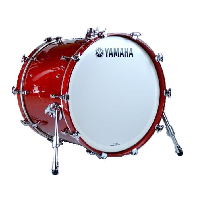 Yamaha Absolute Hybrid Maple 24 x 14 Inch Bass Drum in Red Autumn