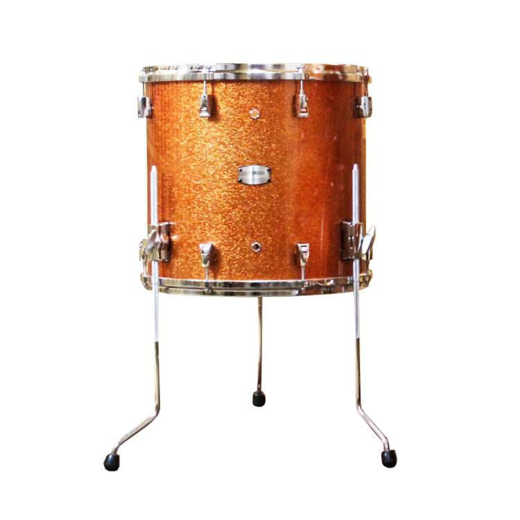 Yamaha Absolute Hybrid Maple 16 x 15 Inch Floor Tom in Orange Sparkle