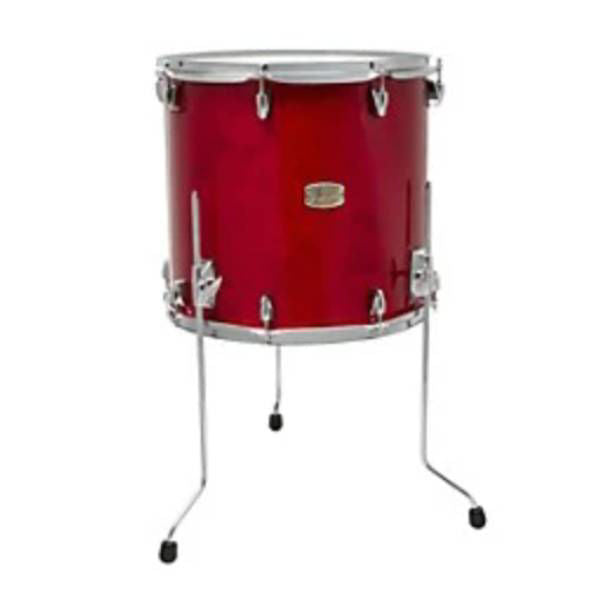 Yamaha Absolute Hybrid Maple 18 x 16 Inch Floor Tom in Red Autumn