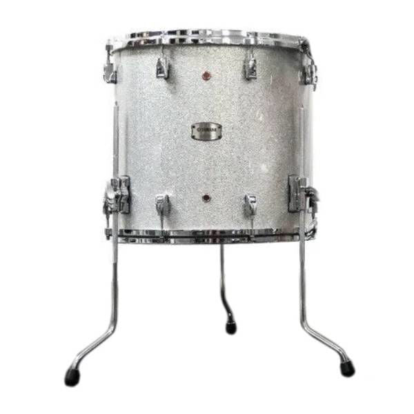 Yamaha Absolute Hybrid Maple 18 x 16 Inch Floor Tom in Silver Sparkle