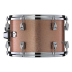 Yamaha Absolute Hybrid Maple 12x8 inch rack tom in pink champagne sparkle finish, showcasing its vibrant color and sleek design.