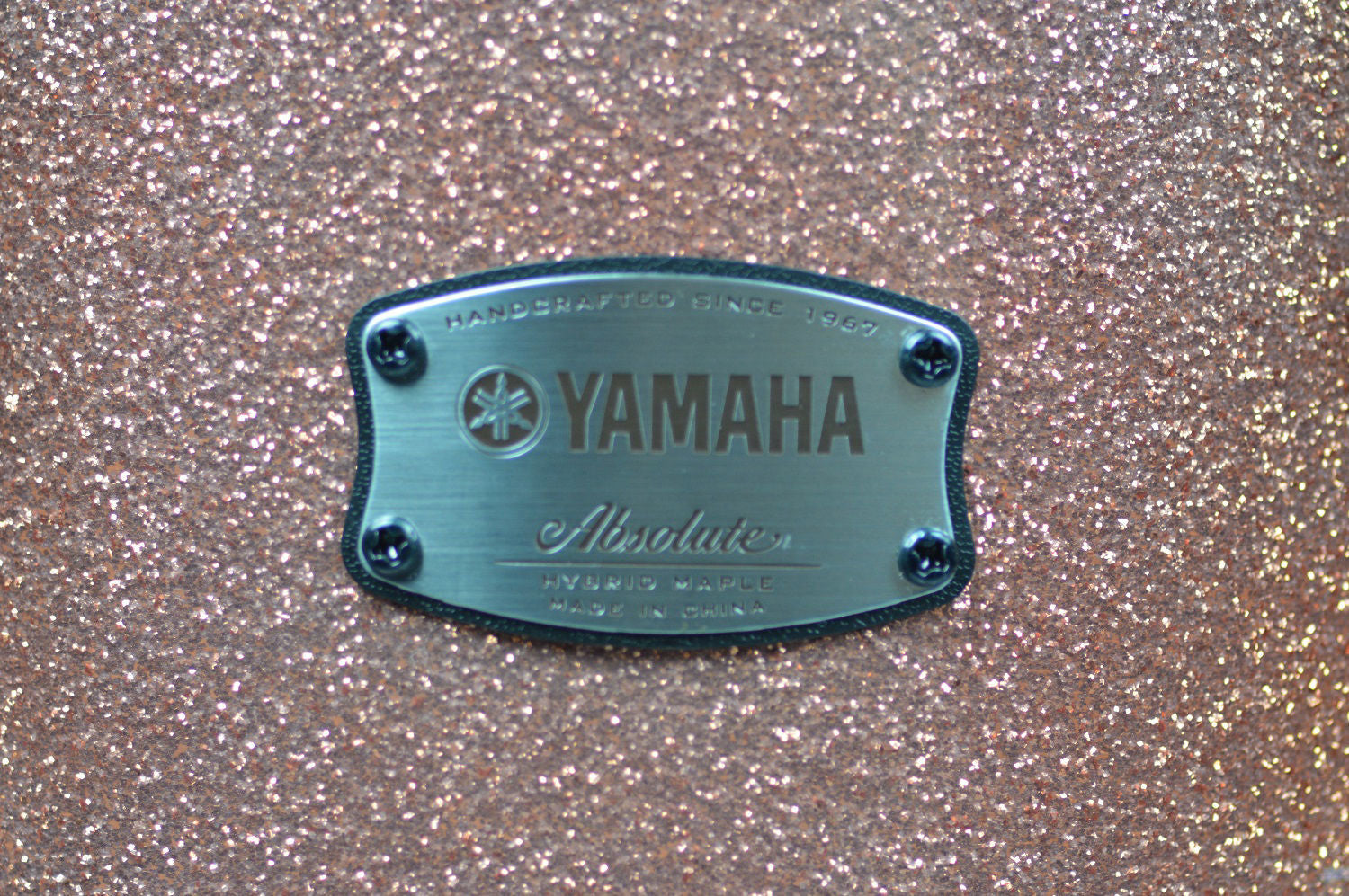 Yamaha Absolute Hybrid Maple 13 x 9 Rack Tom in Pink Champagne Sparkle